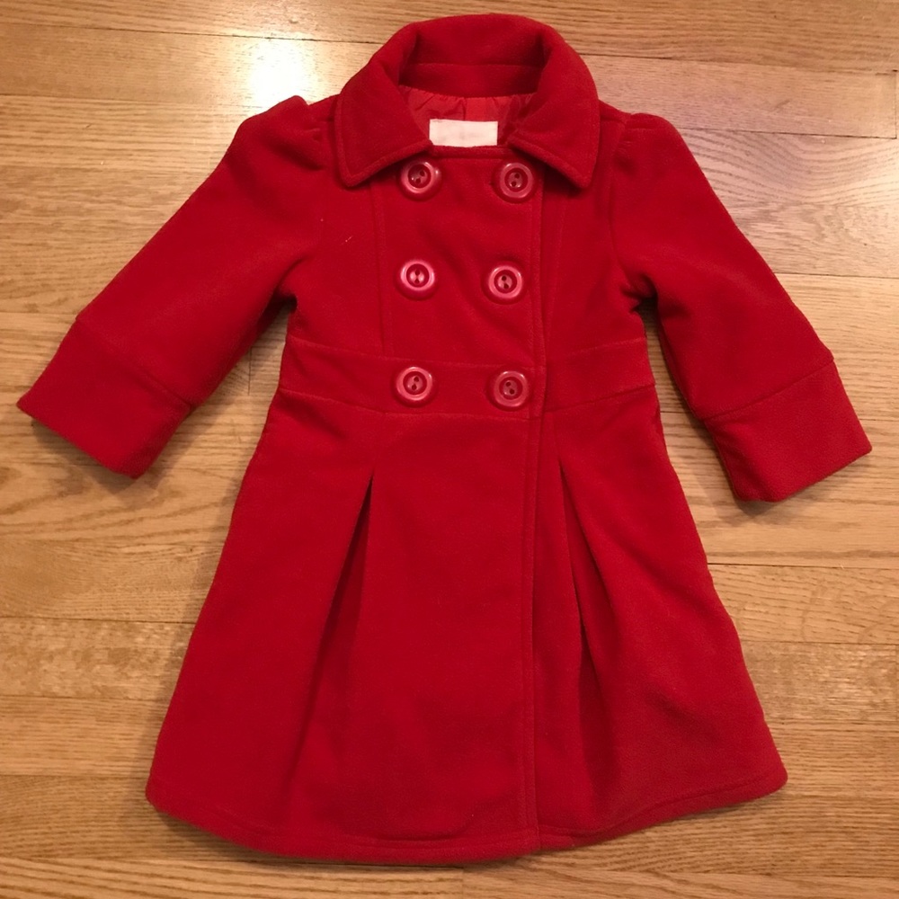 Red Pea Coat